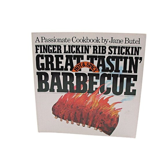 Vintage Finger Lickn' Rib Stickin' Great Tastin' Barbecue Cookbook Jane Butel - Picture 2 of 11